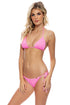 Luli Fama Pura Curiosidad Wavy Ruched Back Tie Side Bottom